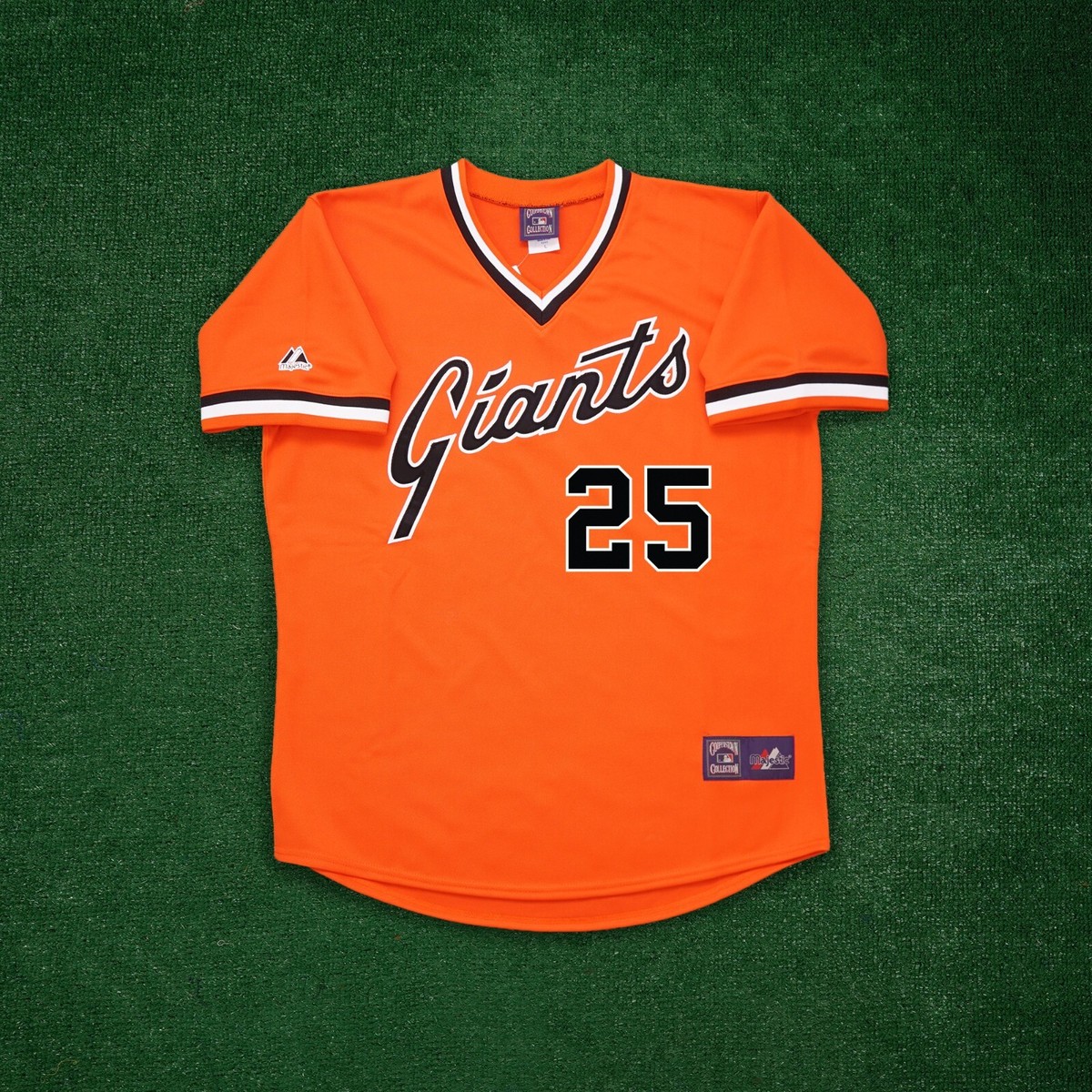 Barry Bonds 1978 San Francisco Giants Cooperstown Men's Alt Orange