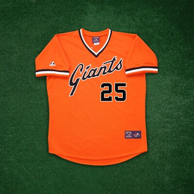 Barry Bonds 1978 San Francisco Giants Cooperstown Men's Alt Orange