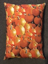 Beautiful Handmade Pumpkin Accent - Throw Pillow 13” x 10”