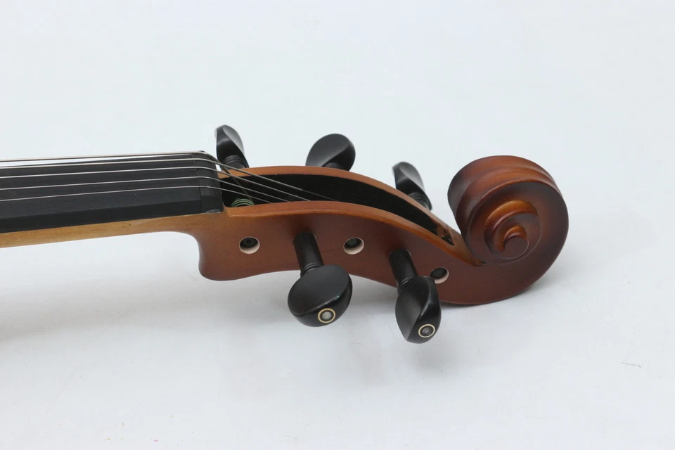 5 String Violin 4/4 Violin Maple Spruce Hand Made free Violin Case and Bow Ebony - Image 4 of 4