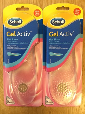 scholl gel activ flat shoes