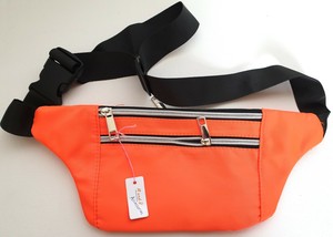 neon orange fanny pack