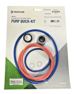 Pentair Intelliflo3/IntelliPro3 VSF Variable Speed Pumpl Seal, O-Ring Kit 357872