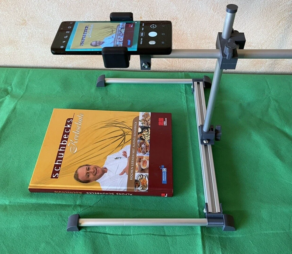 Vielseitiger Smartphone Scanner f. Dokumente, Bücher, Produktfotos, Mikroskop uv - Bild 3 von 4