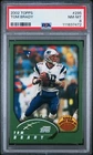 PSA 8 nm-mint 2002 TOPPS #248 TOM BRADY 1st year flagship RC Topps card
