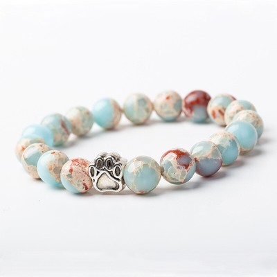 Cat Claw Bracelet Shoushan Stone Blue Bracelet Hand String Emperor Stone