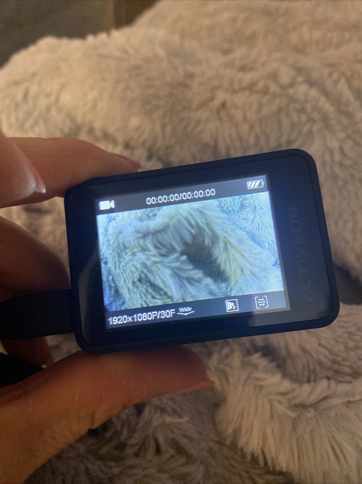 Activeon CX Action Camera Black) Full HD Works W/ Charger - Image 2 of 4