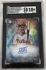 2022 Bowman Inception William Bergolla RC Auto /99 Primordial Prospect SGC 10