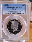2002 S (Silver) Kennedy Half Dollar Proof - PCGS PR70 DCAM