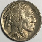 1936 Buffalo Nickel - Mint State (MS) Full Date & Horn KM#134 - 3888