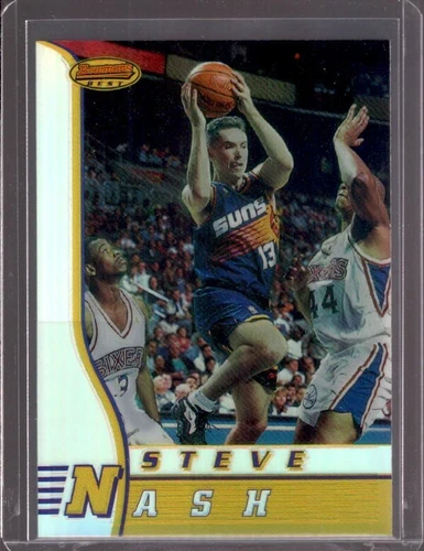 STEVE NASH 1996-97 Bowman's Best #R18 Refractor Rookie RC