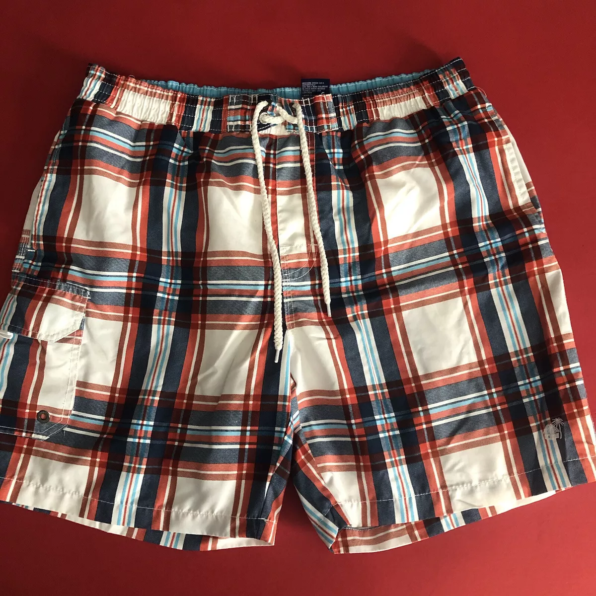 Caribbean Joe Swim Trunks Mens Size L. Multicolor. 0320 eBay