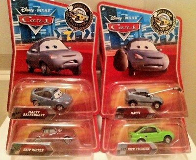 Disney Pixar Cars Diecast Nick, Marty, Skip, Matti Final Lap
