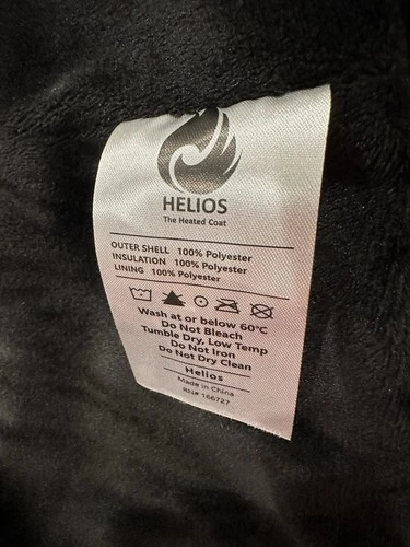 Helios The Heated Coat Men’s Heated Hooded Puffer Jacket Gray Size M Mid-Length image 4