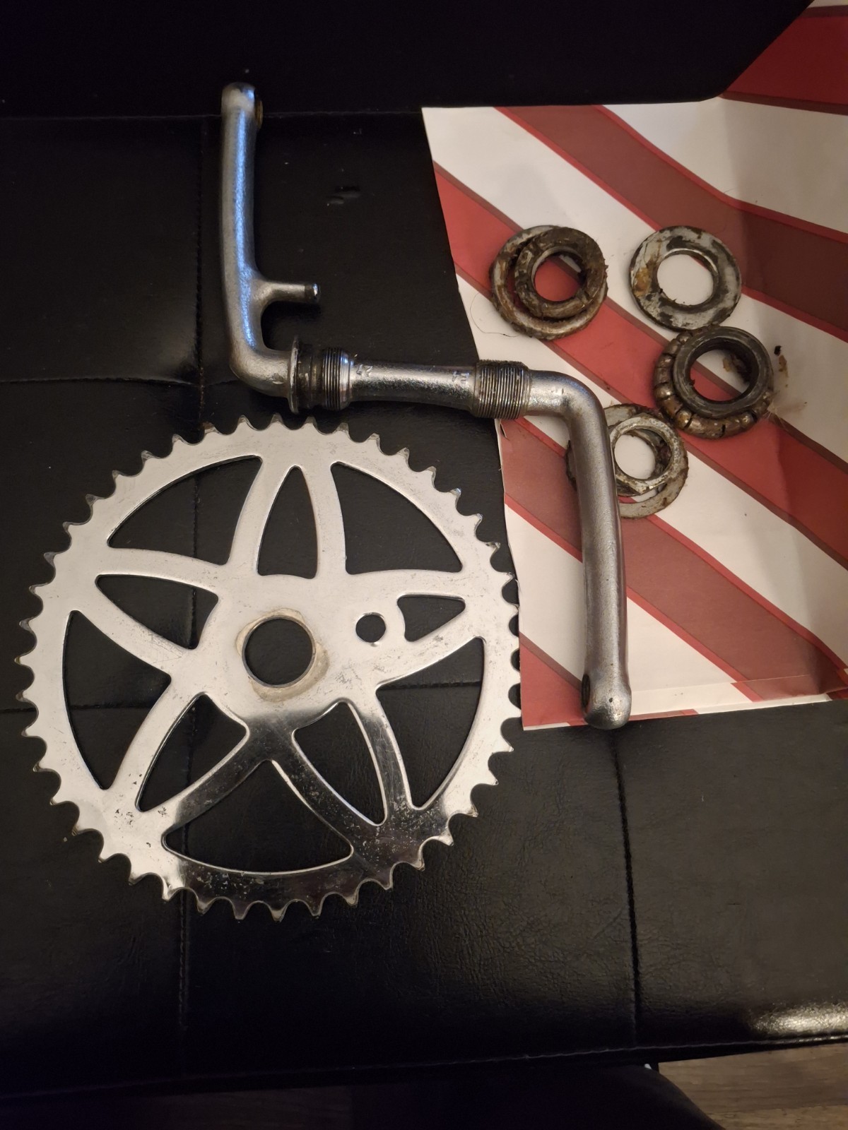 Huffy SlingShot,the Wheel Supersport,gremlin,rail,1960s Muscle Bike,Crank Set