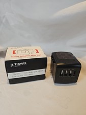 International Travel Adapter Universal Power Adapter Worldwide All in 1 , 4USB-A