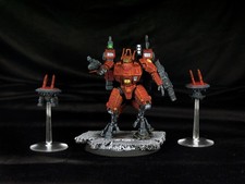Pro painted Warhammer 40k Tau Empire Commander  1 drone