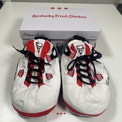 KFC Kentucky Fried Chicken Plush Slippers Sneakers Couchside Kicks Memorabilia