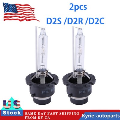 Set of 2 6000K D2S D2R D2C HID Xenon Bulbs Factory Headlight HID Replacement