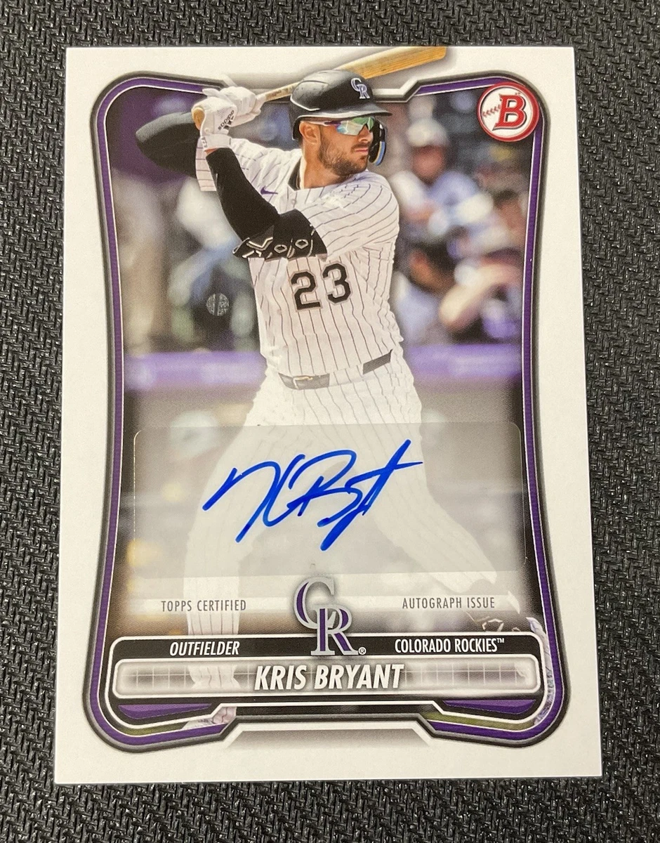 Bowman Kris Bryant Baseball Sports Trading Cards & Accessories for