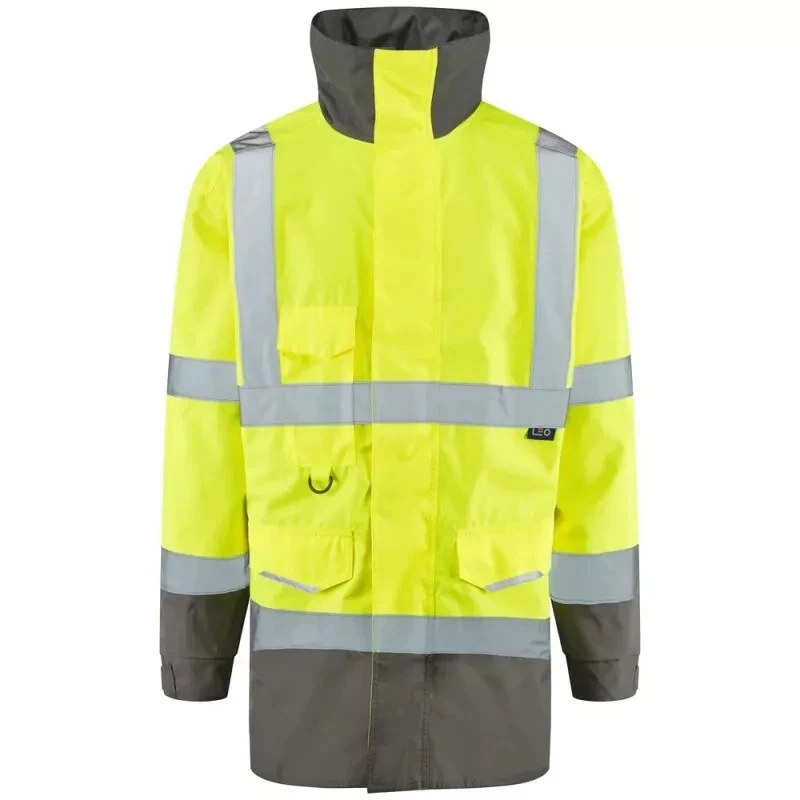 Leo Torridge high-visibility ISO 20471:3 Waterproof Breathable Lightweight Coat