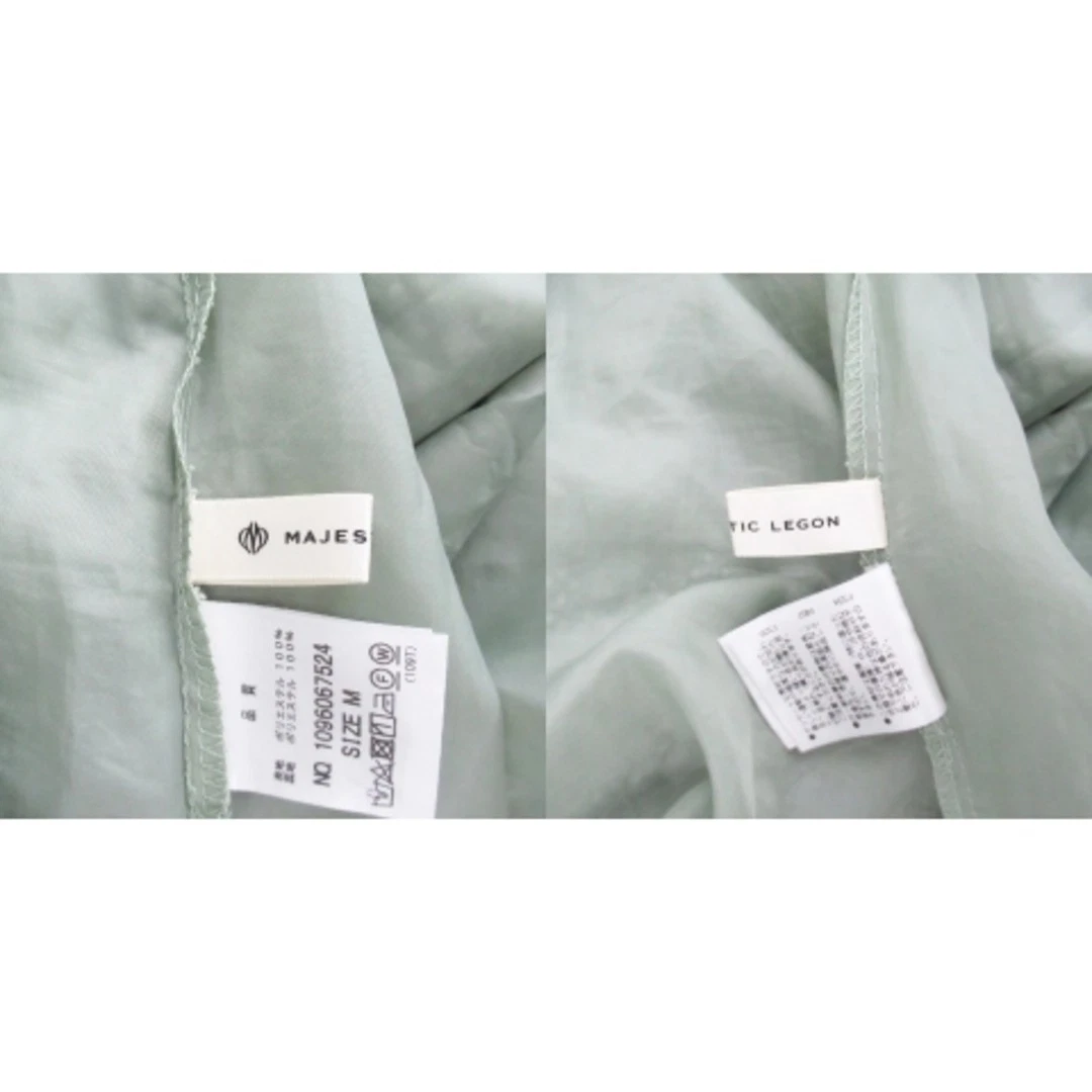 OFF WHITE Majestic Legon pezzo unico manica lunga modello a pois M verde usato6