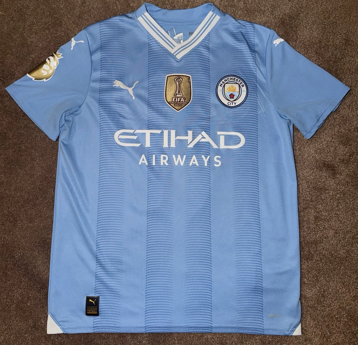 Manchester City Size XL International Club Soccer Fan Jerseys for