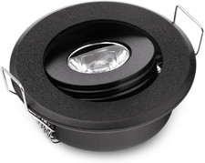 Pack of 10 Mini 3W Mini LED Spot Light Black Recessed Led Ceiling Light for Home