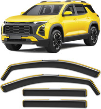 In-Channel Window Rain Guard for Fit for Chevy Equinox 2025 2026 NOT for EV Rai