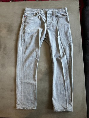 Dior Homme Gray Straight Leg Jeans Size 31 Made in Italy Authentic Men's Denim