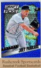 2014 Panini Prizm Perennial Draft Picks #87 Joey Pankake /75 Prizms Blue Mojo