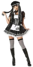 New California Costume - Dreadful Doll - Women's Halloween Costume Size M