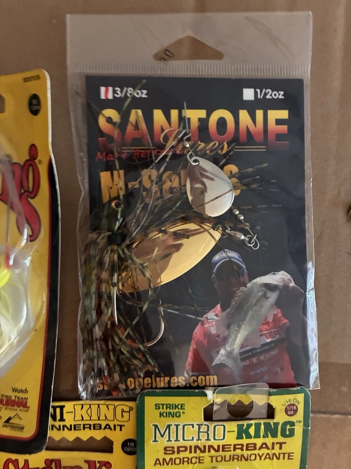 Lot 5 Mixed New Strike King Spinnerbaits & Other Fishing Lures Lure - Image 3 of 4