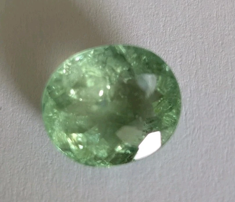 7.94 ct. Paraiba Turmalin Edelstein Oval Schliff Schmuck - Bild 3 von 4