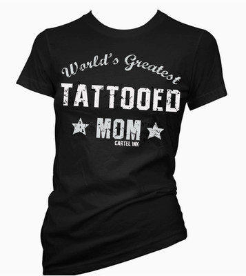Cartel Ink - World's Greatest Tattooed Mom Women's T-Shirt