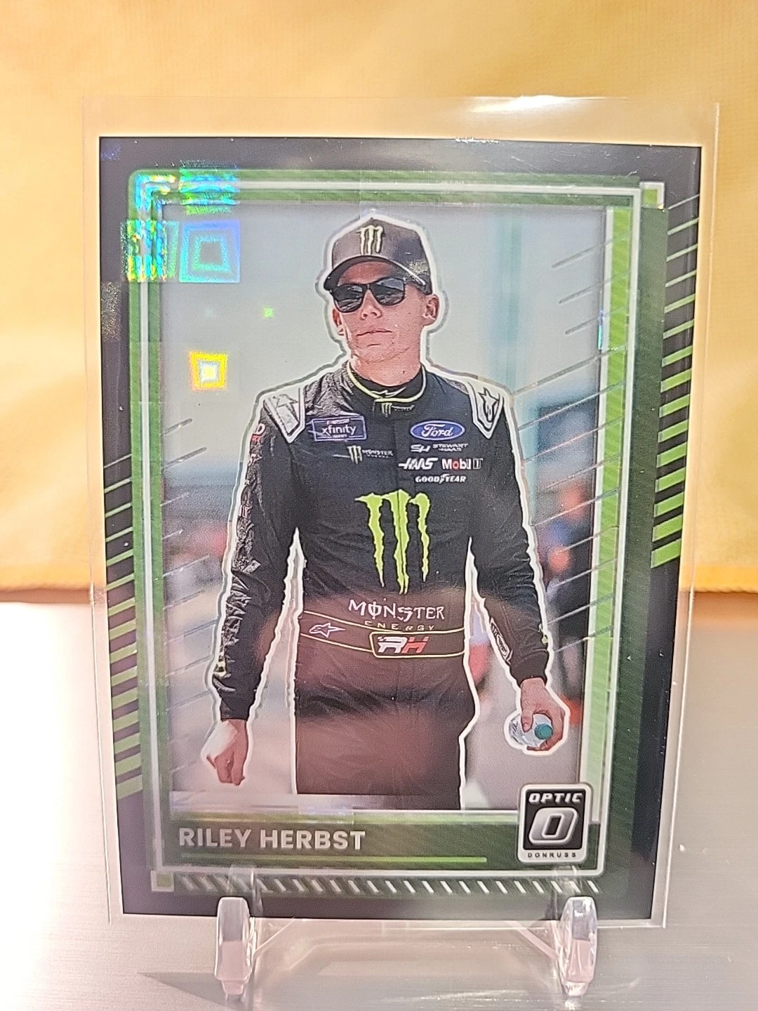 2025 Donruss Nascar Racing Optic Riley Herbst  Black Pandora Ssp Ultra Rare #91