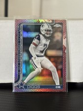  2025 Topps Chrome Football Trevon Diggs Pigskin Refractor #83 - Cowboys