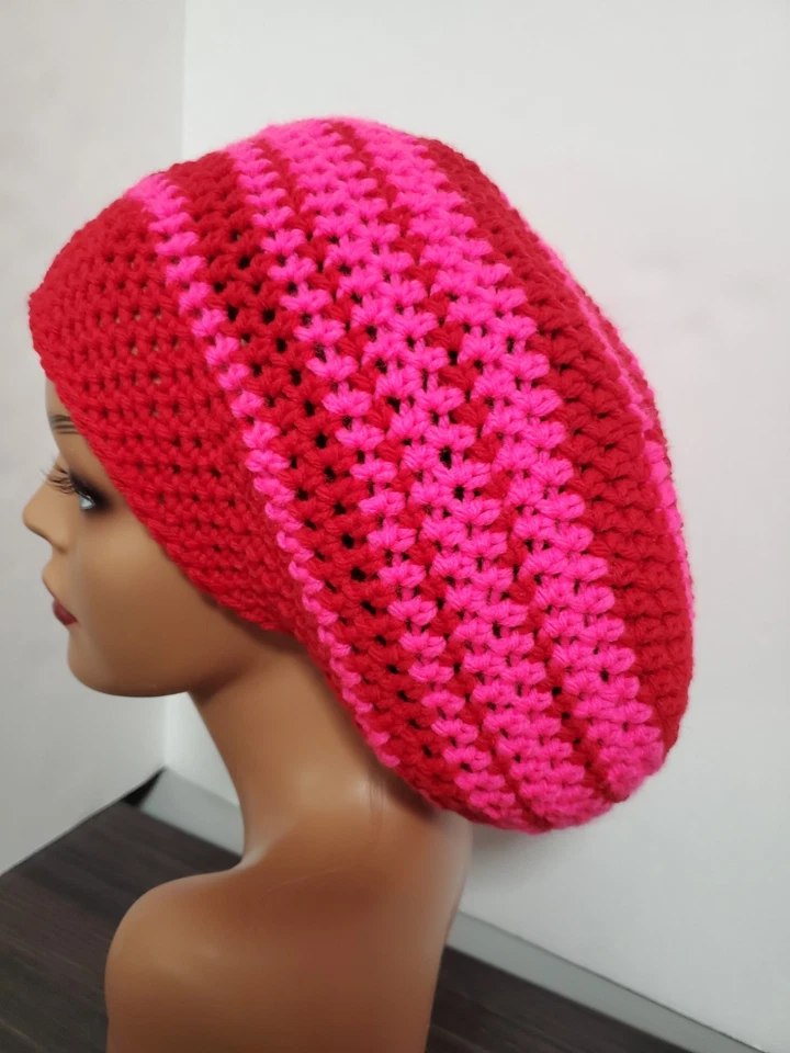 Boina Tam Sombrero Rasta Hippie Dreads Gorro Reggae Gorra Rastas Slouchy Talla Única Foto 4 de 4