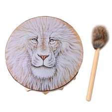 Music Drums for w/ Drumstick Shaman Drum for Music Healing Reflection and Medita