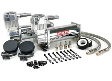 Viair 44432 Dual Chrome 444C Hi-Performance Dual Pack (200 Psi)