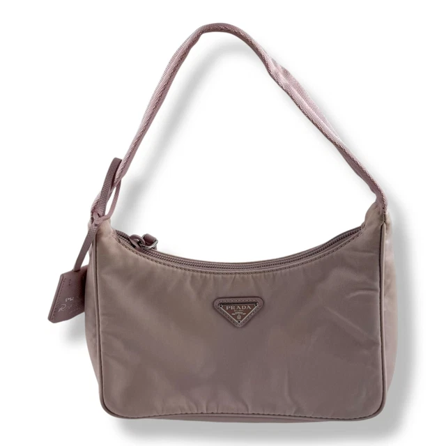 Prada Re-Editon 2000 Pink Nylon Handbag