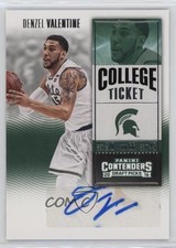2016-17 Panini Contenders Draft Picks College Ticket Denzel Valentine Auto 1cc7