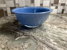 VTG  Pyrex 323 Moody Blue Mixing Bowl CLEAR BOTTOM 1.5 L Nesting Bowl EUC!!!
