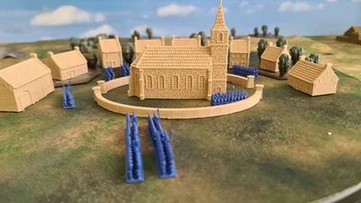 WARFAYRE Plancenoit Borodino, Badajoz, Aspern Elsing, Church & Wall 6mm Napoleonic Europe