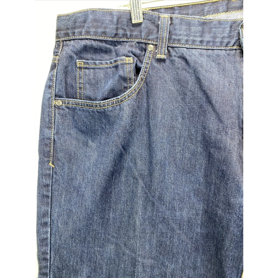 Pantalones Cortos Claiborne Calce Relajado Denim Azul Profesional Dobladillo Para Hombre Talla 44 Foto 3 de 4