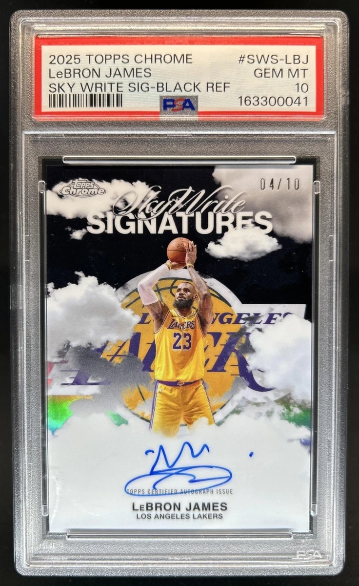 LeBron James Professional Sports Authenticator (PSA) Basketball