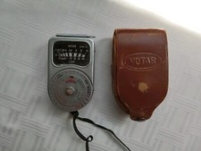 Votar Vintage Light Meter W/leather case