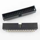20Pcs 2.54mm 2x17 Pin 34 Pin Straight Male Shrouded Box Header PCB IDC Connector