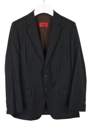 Hugo Boss Achtino/Hason Blazer Herren (Eu) 50 Einreihig Wolle Nadelstreifen - Bild 1 von 4