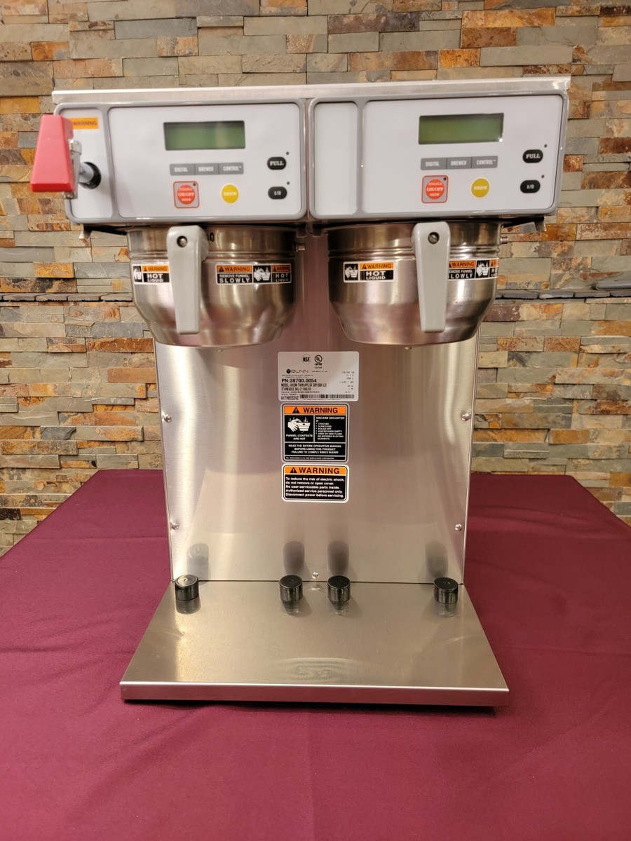 売り切り　引き取り専用　業務用コーヒーマシン　BUNN AXIOMシリーズ Bunn Axiom Twin, APS, GF, GRY (SBX LS) Commercial Coffee Machine